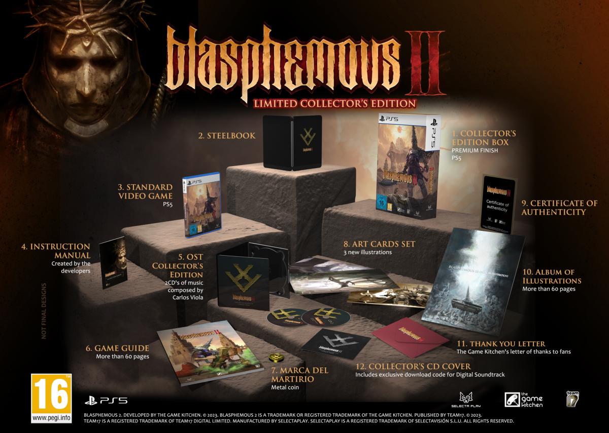 Blasphemous II Blaphemous 2 PS5 NEUF SOUS BLISTER Blasphemous II Blaphemous 2 PS5 NEUF SOUS BLISTER