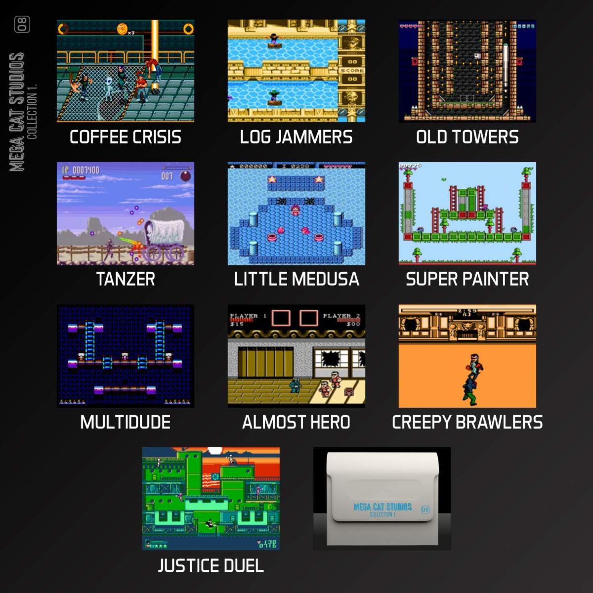 Blaze Evercade - Mega Cat Studios Collection 1 - Cartouche n° 08 - Jeux Rétro - Evercade - Shop Just for Games