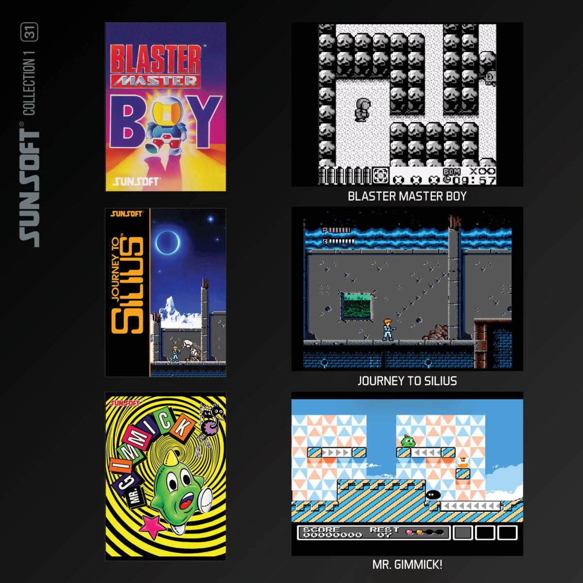 Blaze Evercade - Sunsoft Collection 1 - Cartouche n°31 - Jeux Rétro - Evercade - Shop Just for Games