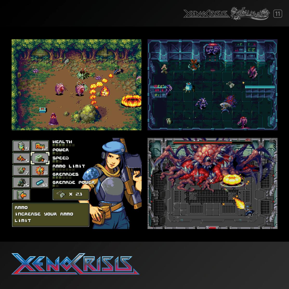 Blaze Evercade - Xeno Crisis + Tanglewood - Cartouche n° 11 - Jeux Rétro - Evercade - Shop Just for Games