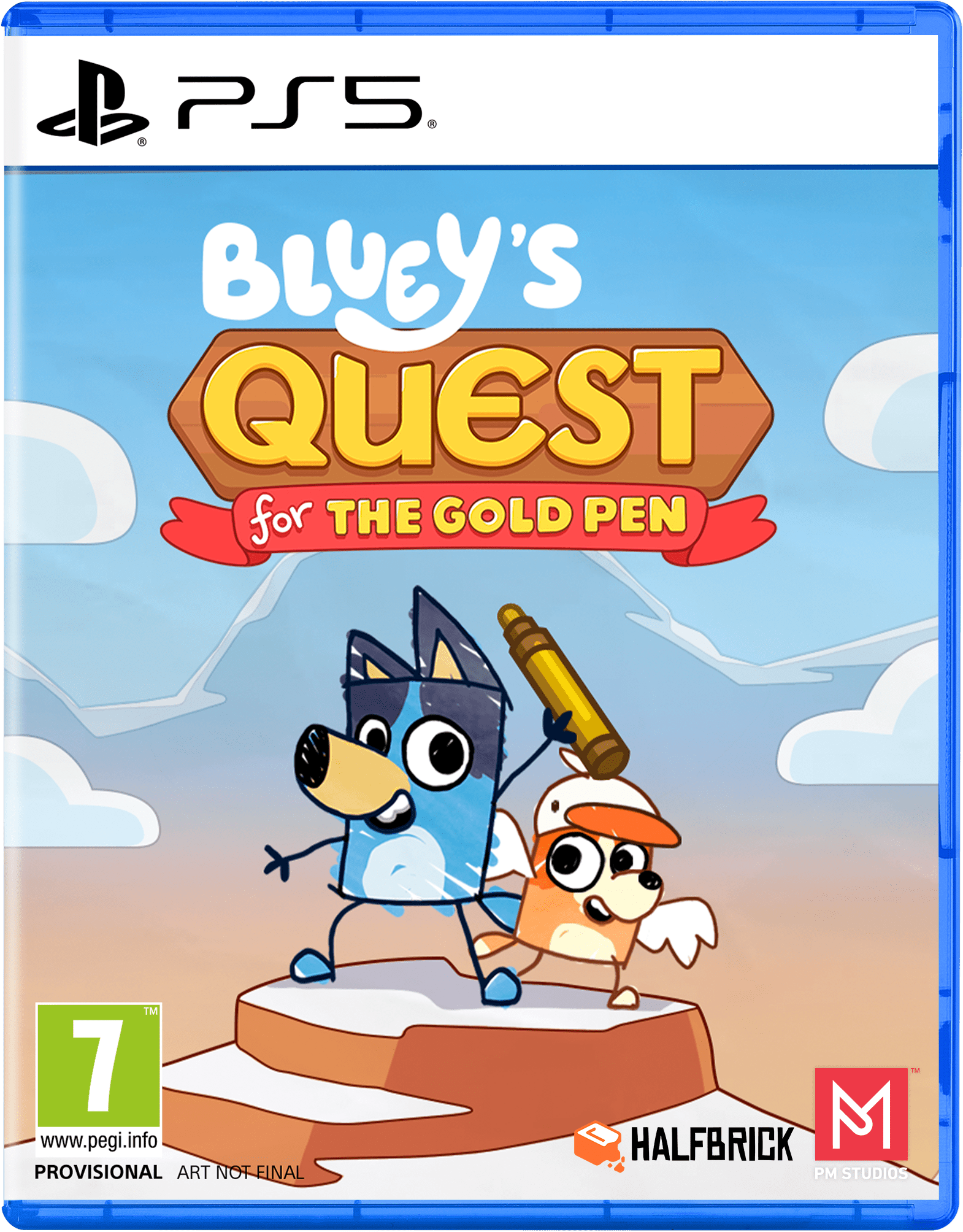 Bluey's Quest for the Gold Pen PS5 - Jeux Vidéo Physique - UIE - Shop Just for Games