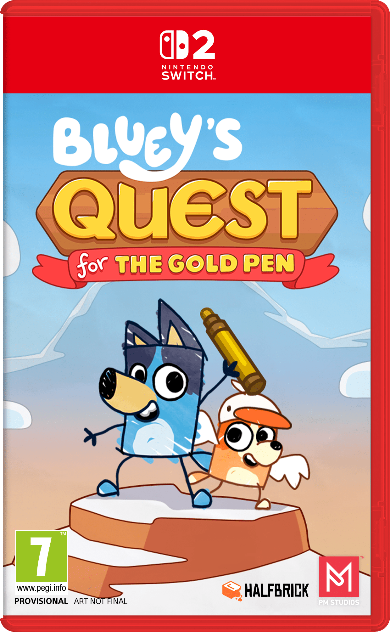 Bluey's Quest for the Gold Pen Switch 2 - Jeux Vidéo Physique - UIE - Shop Just for Games