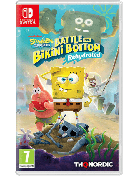 Bob l'éponge : Battle For Bikini Bottom - Rehydrated Nintendo SWITCH - Jeux Vidéo Physique - THQ NORDIC GAMES - Shop Just for Games