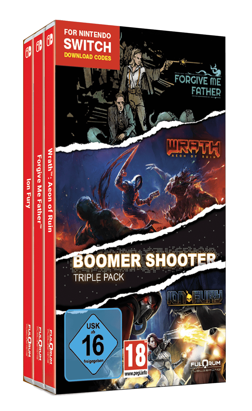 Boomer Shooter Triple Pack Nintendo Switch (Code de téléchargement) - Jeux Vidéo Code de Téléchargement - CONTACT SALES - Shop Just for Games