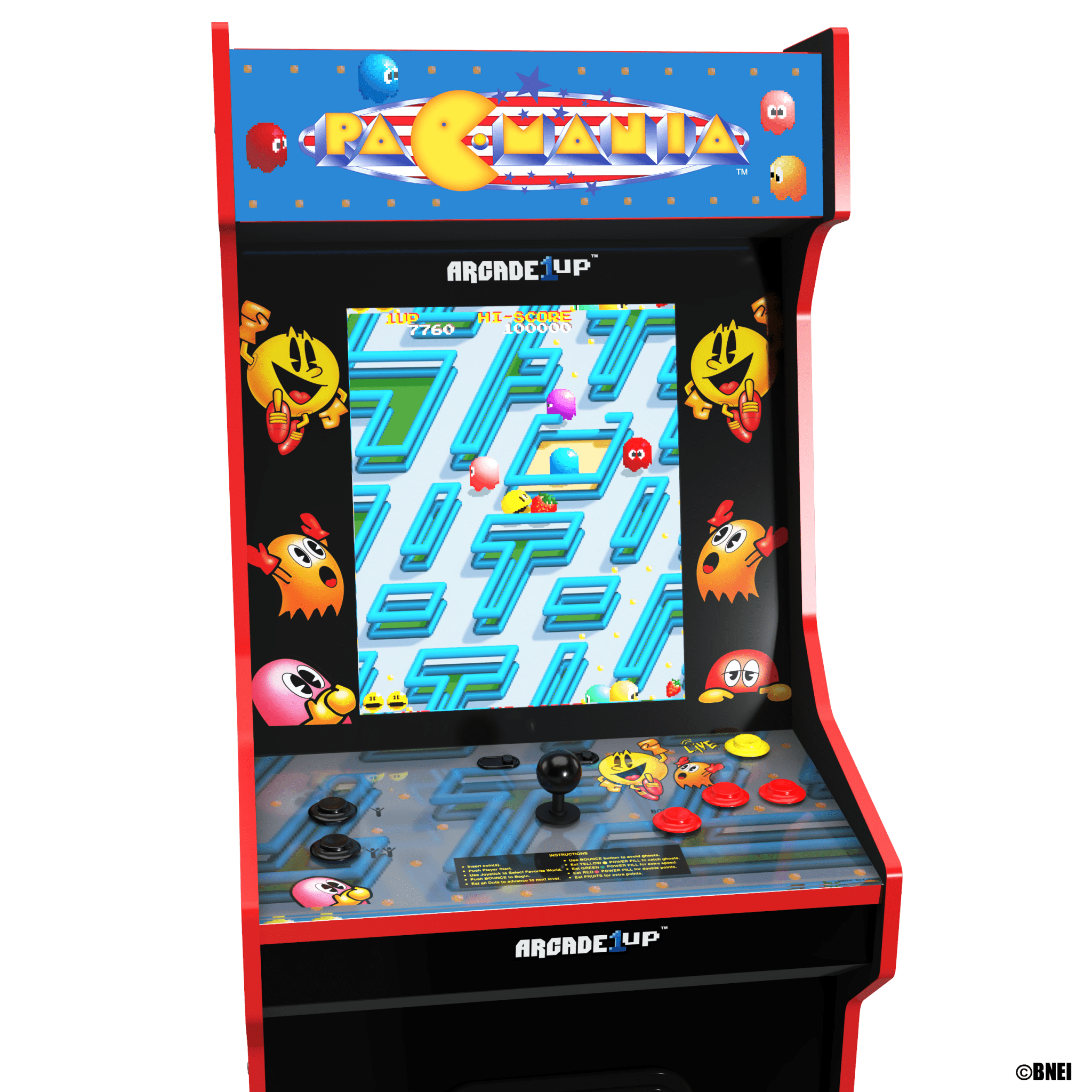 Borne Arcade1Up Bandai Namco Legacy Entertainment Pac-Mania Edition Arcade Machine - Borne arcade - Arcade1Up - Shop Just for Games