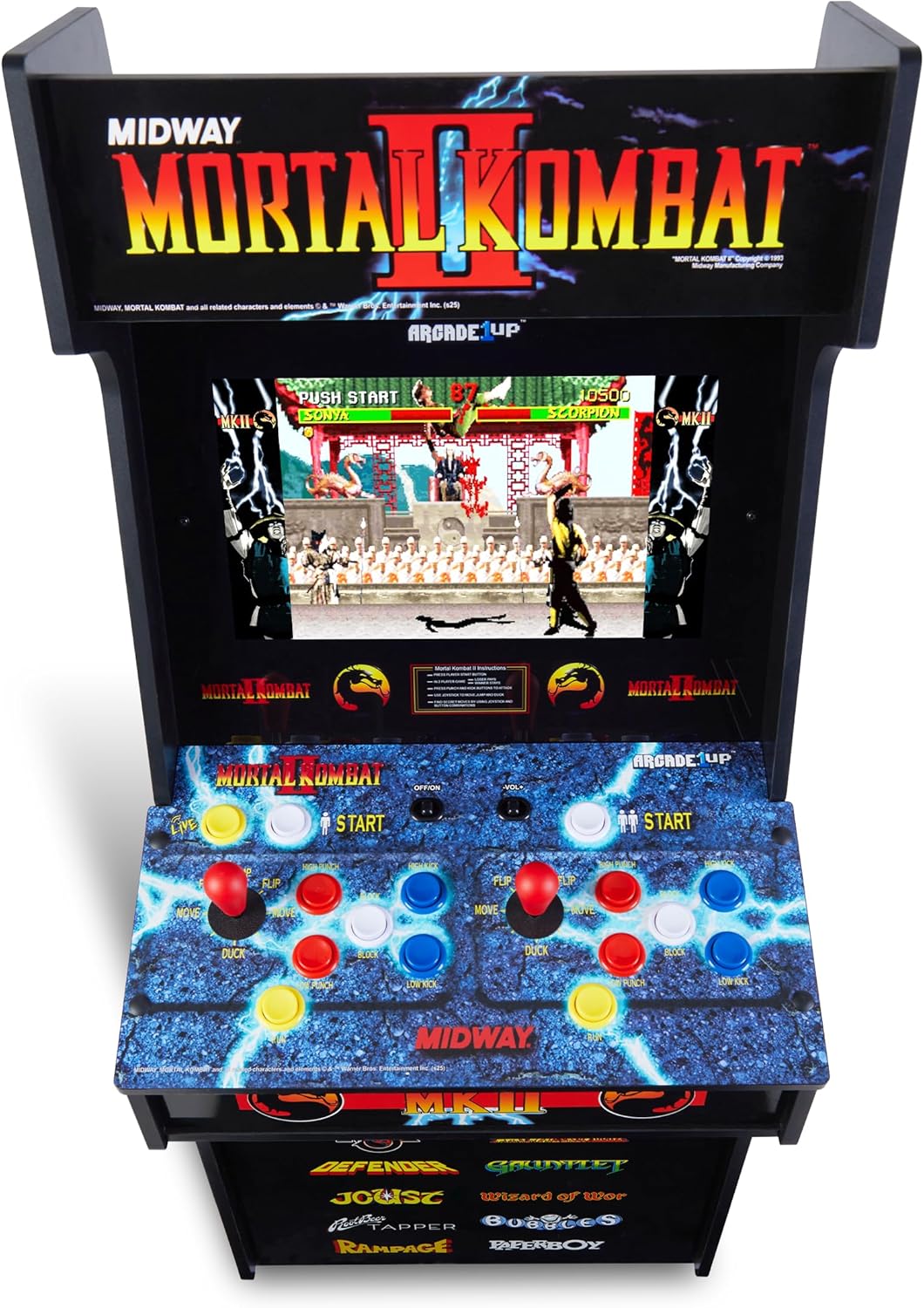 Borne Arcade1Up Mortal Kombat II Classic SE (Slim Edition) - Borne arcade - Arcade1Up - Shop Just for Games