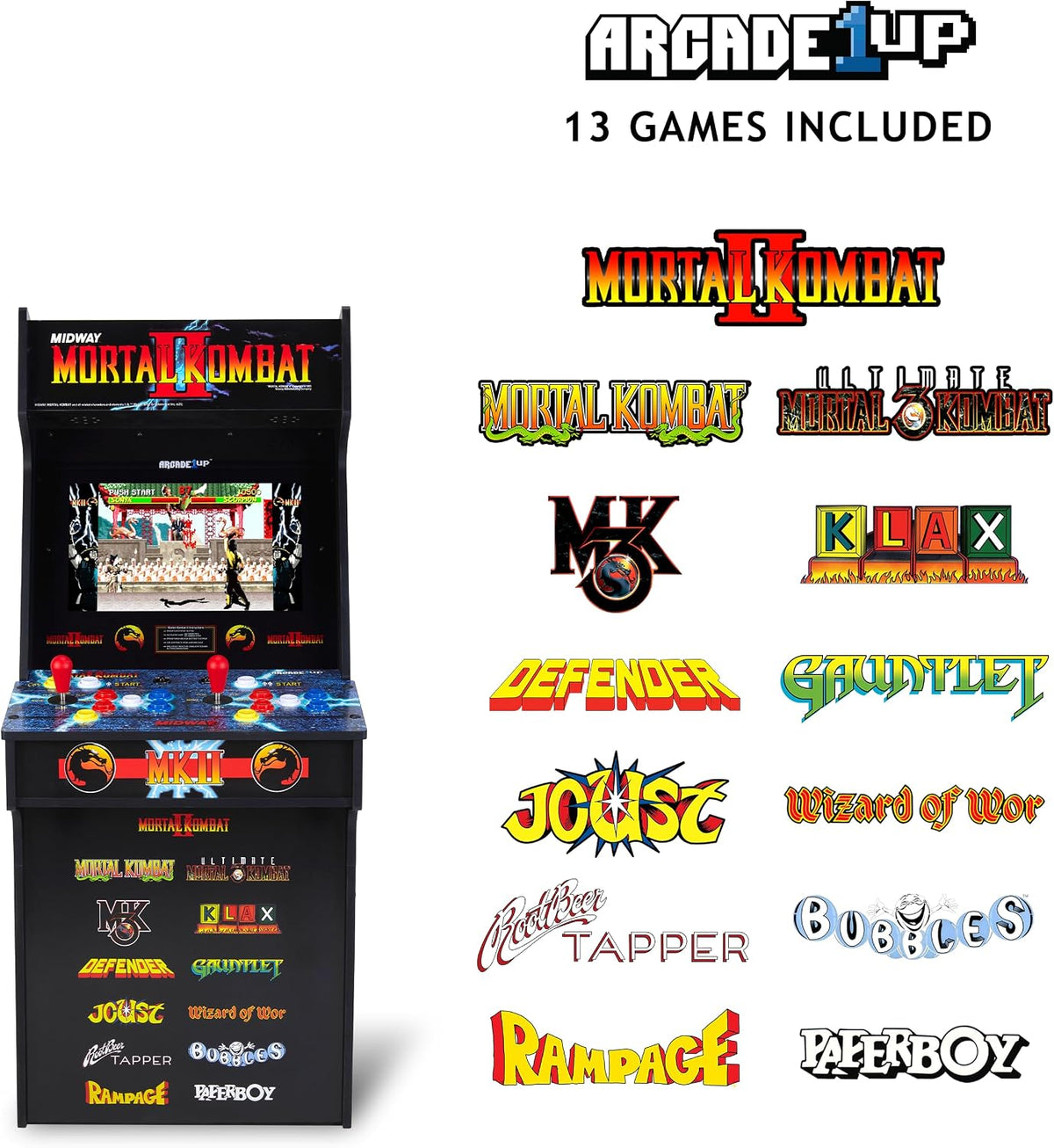 Borne Arcade1Up Mortal Kombat II Classic SE (Slim Edition) - Borne arcade - Arcade1Up - Shop Just for Games