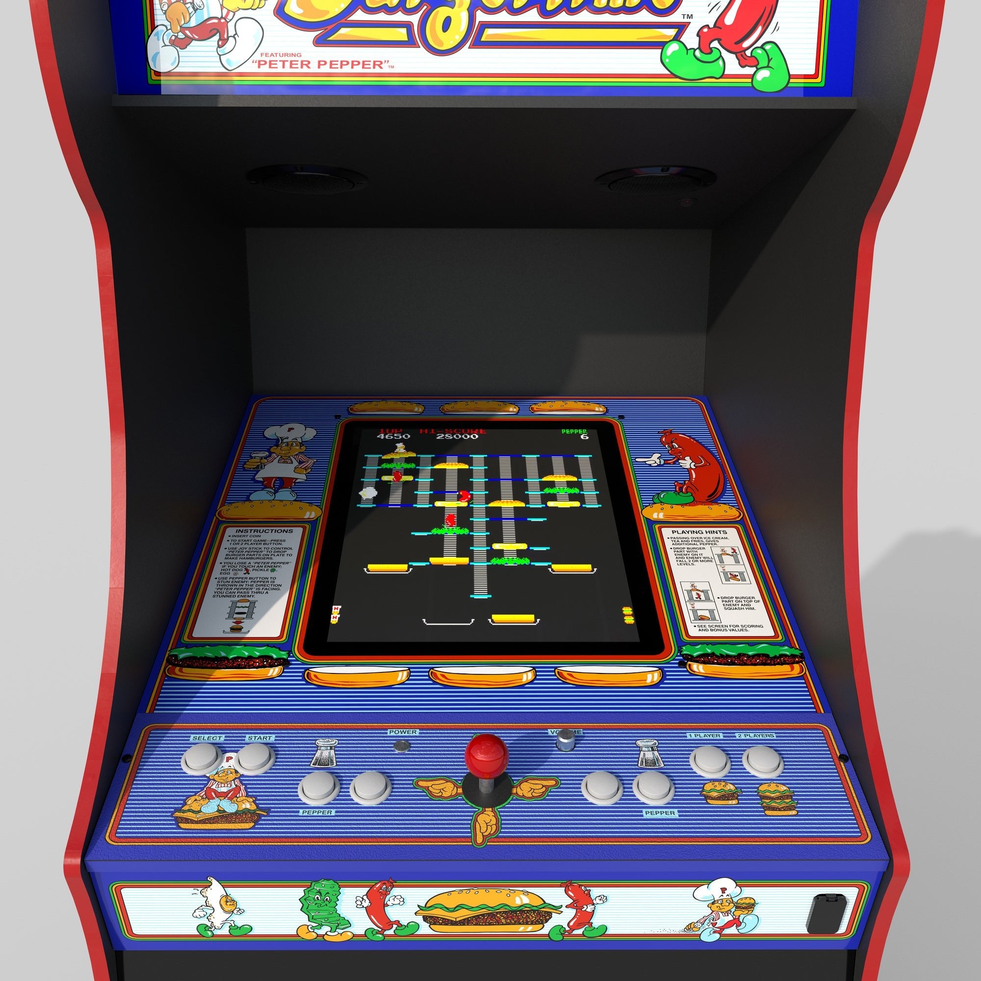 Borne Iconic Arcade XT Burger Time - Borne arcade - ELDOHM - Shop Just for Games