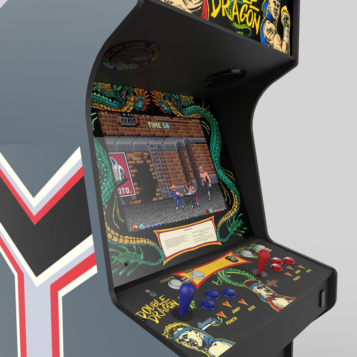 Borne Iconic Arcade XT Double Dragon - Borne arcade - ELDOHM - Shop Just for Games