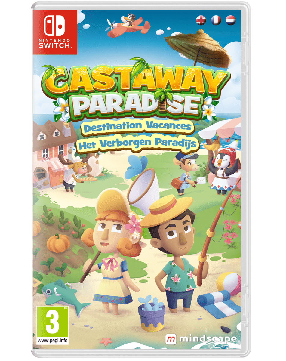 Castaway Paradise, Destination Vacances Nintendo SWITCH - Jeux Vidéo Physique - MINDSCAPE - Shop Just for Games