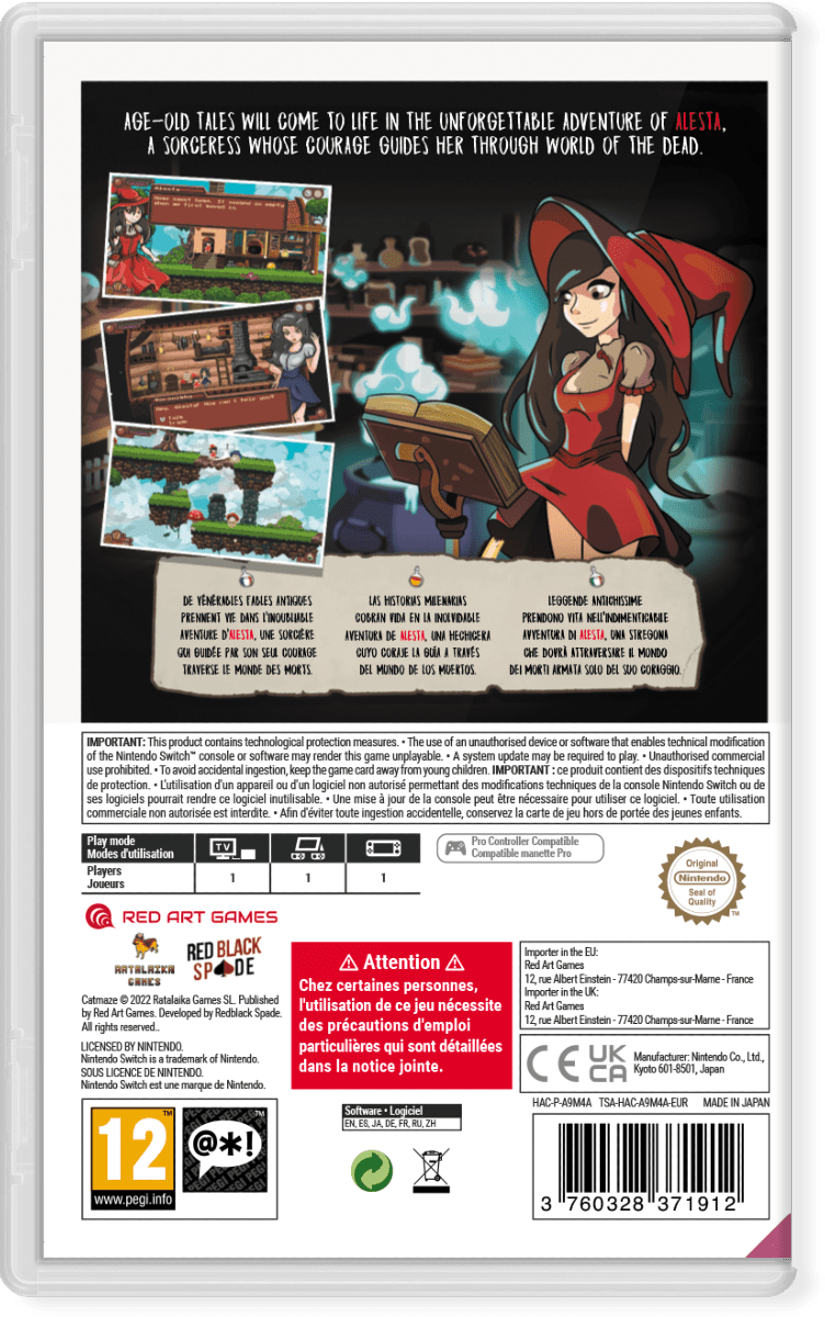 Catmaze Nintendo Switch - Jeux Vidéo Physique - Red Art Games - Shop Just for Games