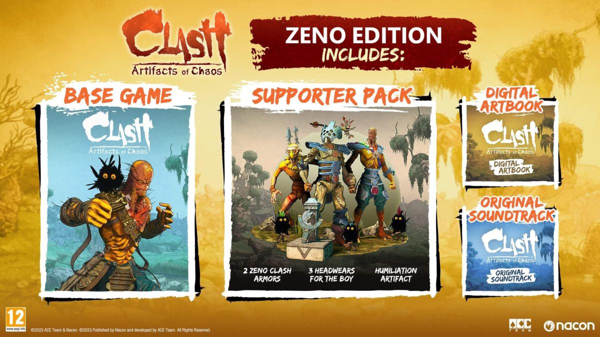 CLASH The Artifacts of Chaos ZENO Edition Playstation 5 "Import UK" - Jeux Vidéo Physique - NACON - Shop Just for Games