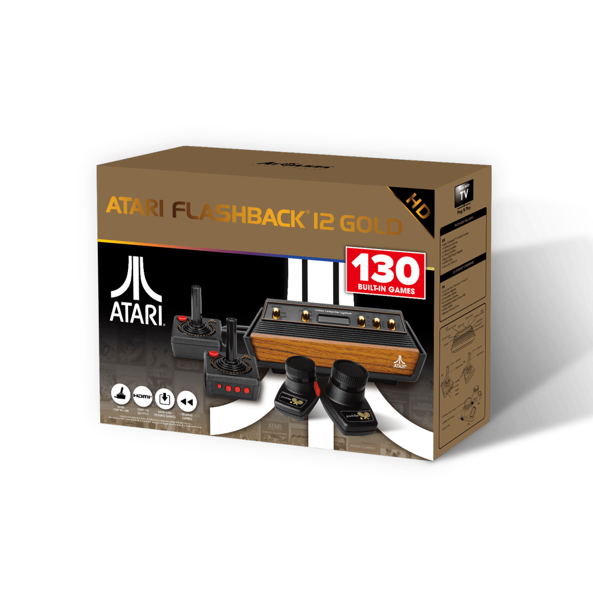 Console Atari Flashback 12 Gold Edition - Console - Atari - Shop Just for Games