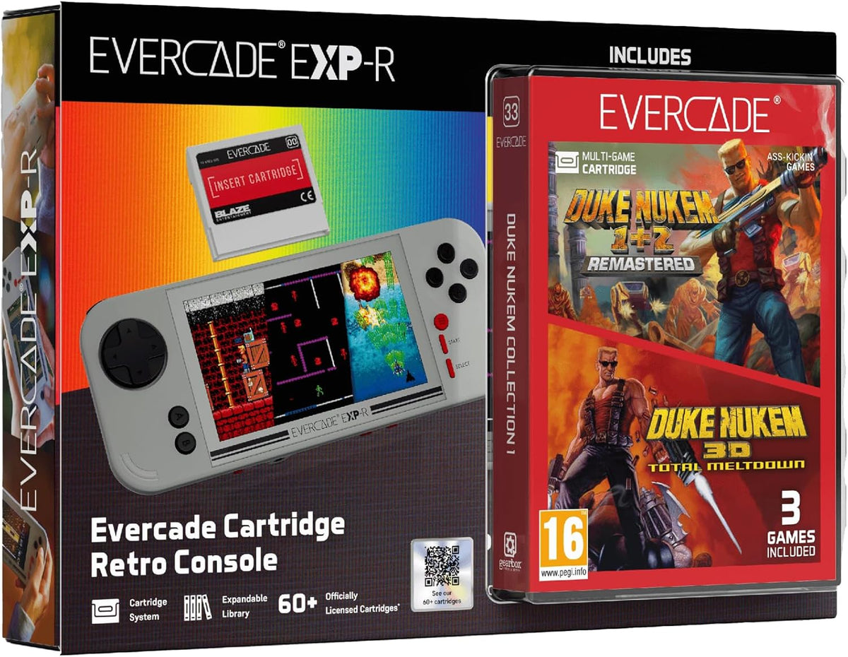 Console Evercade EXP-R Bundle Duke Nukem - Rétrogaming