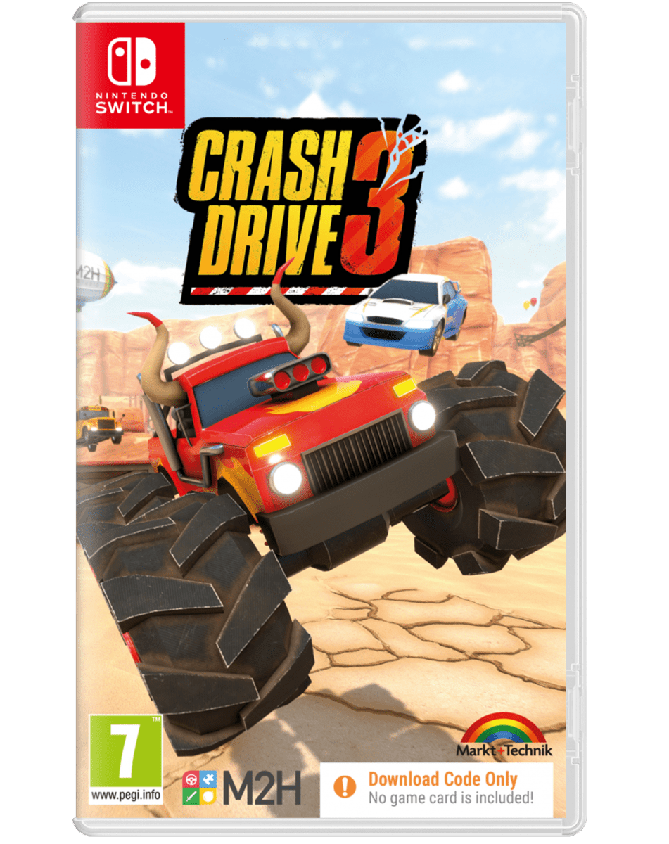 Crash Drive 3 Nintendo SWITCH (Code de téléchargement) - Jeux Vidéo Code de Téléchargement - Markt+Technik - Shop Just for Games