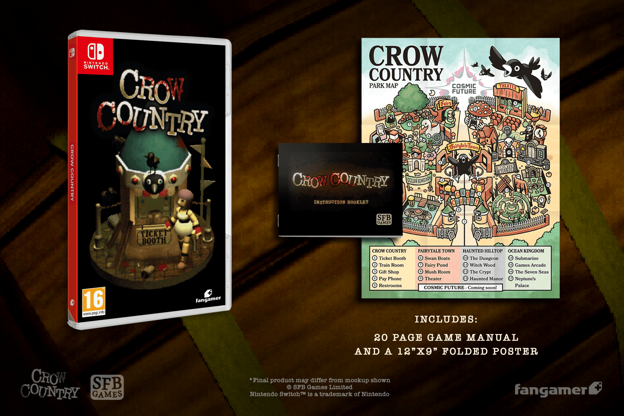 Crow Country Nintendo Switch - Jeux Vidéo Physique - UIE - Shop Just for Games
