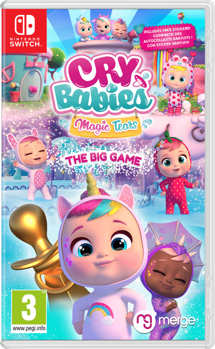 Cry Babies Magic Tears The Big Game Nintendo SWITCH - Jeux Vidéo Physique - MERGE - Shop Just for Games