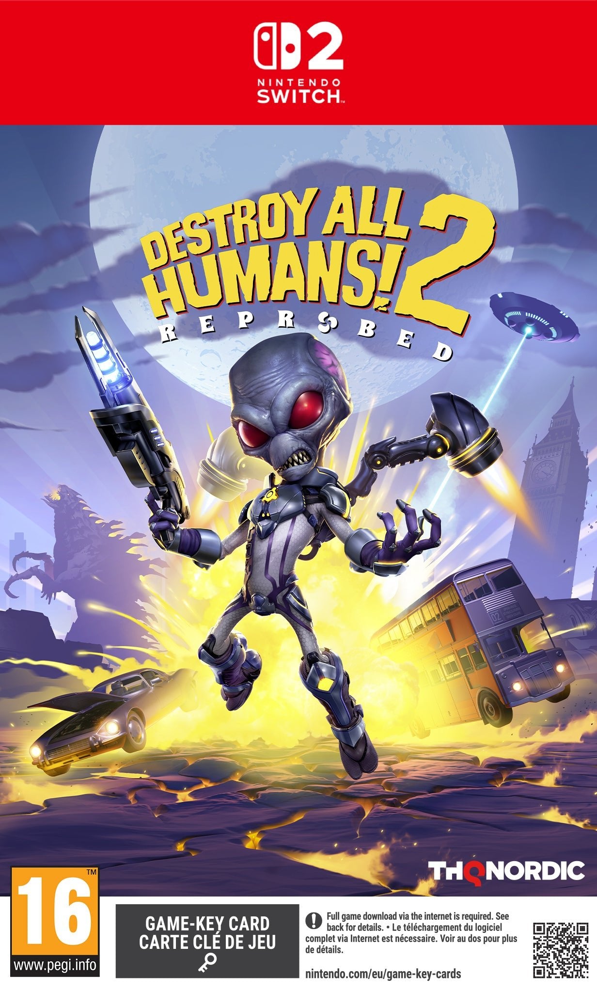 Destroy All Humans! 2 Reprobed Switch 2 - Jeux Vidéo Physique - THQ NORDIC GAMES - Shop Just for Games