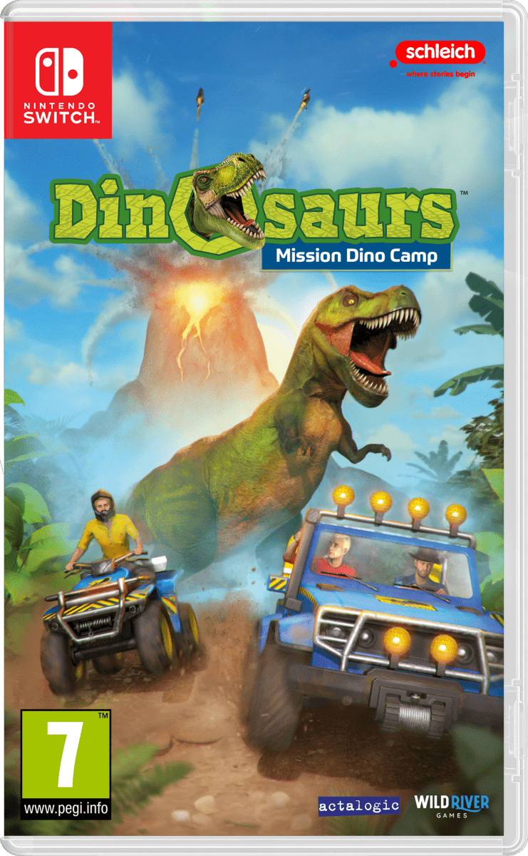 Dinosaurs Mission Dino Camp Schleich Nintendo SWITCH - Jeux Vidéo Physique - Wild River - Shop Just for Games