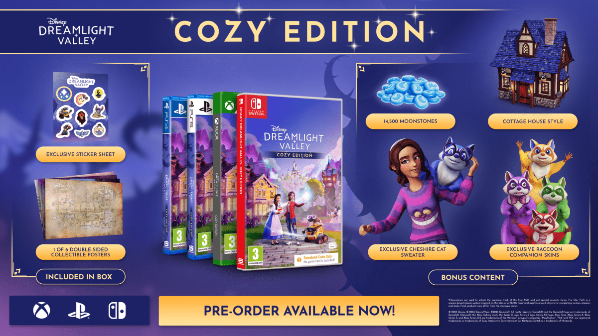 Disney Dreamlight Valley Cozy Edition Nintendo SWITCH CIAB - Jeux Vidéo Code de Téléchargement - Gameloft - Shop Just for Games