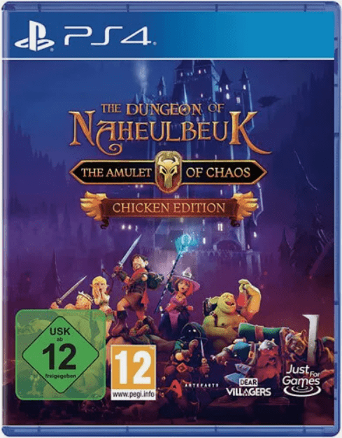 Le Donjon de Naheulbeuk L'Amulette du Désordre Chicken Edition PS4 Version USK - Jeux Vidéo Physique - Artefacts Studio - Shop Just for Games
