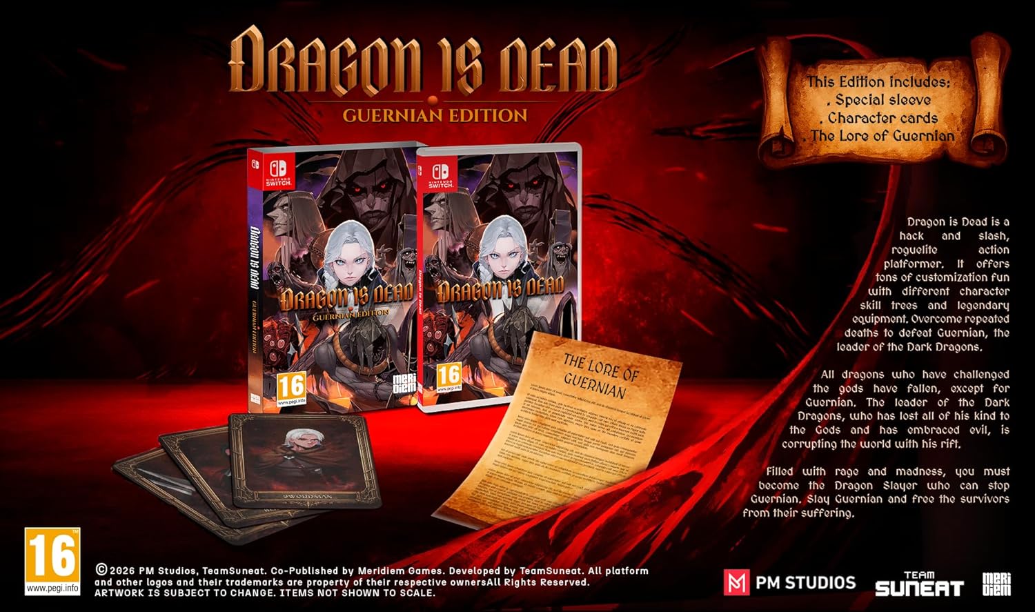 Nintendo Switch Dragon is Dead Guernian Edition switch Dragon Is Dead Guernian Edition Switch
