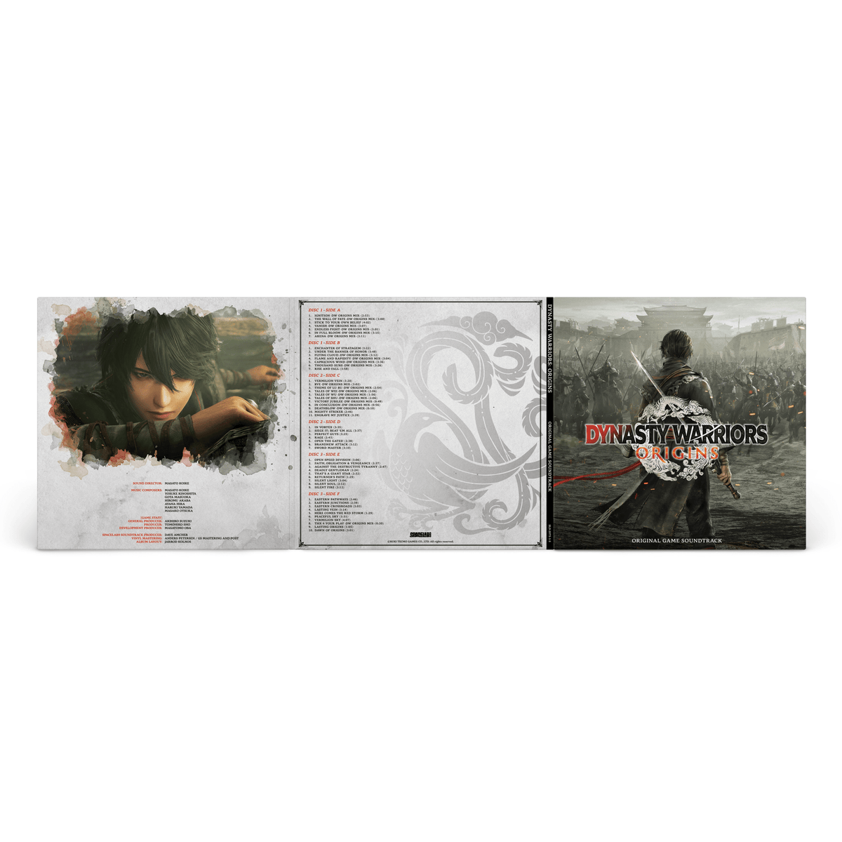 Dynasty Warriors: Origins OST Vinyle 3LP - Vinyles - SpaceLab9 - Shop Just for Games