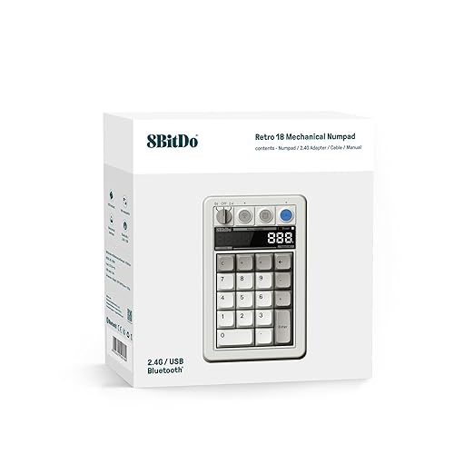8BitDo Retro 18 Mechanical Numpad M Edition - Claviers - 8Bitdo - Shop Just for Games