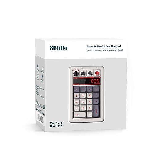 8BitDo Retro 18 Mechanical Numpad N Edition - Claviers - 8Bitdo - Shop Just for Games