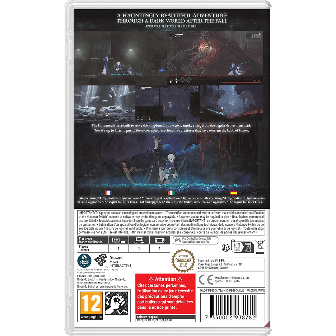 Ender Magnolia Bloom The Mist Deluxe Edition SWITCH - Jeux Vidéo Physique - Clear River Games - Shop Just for Games