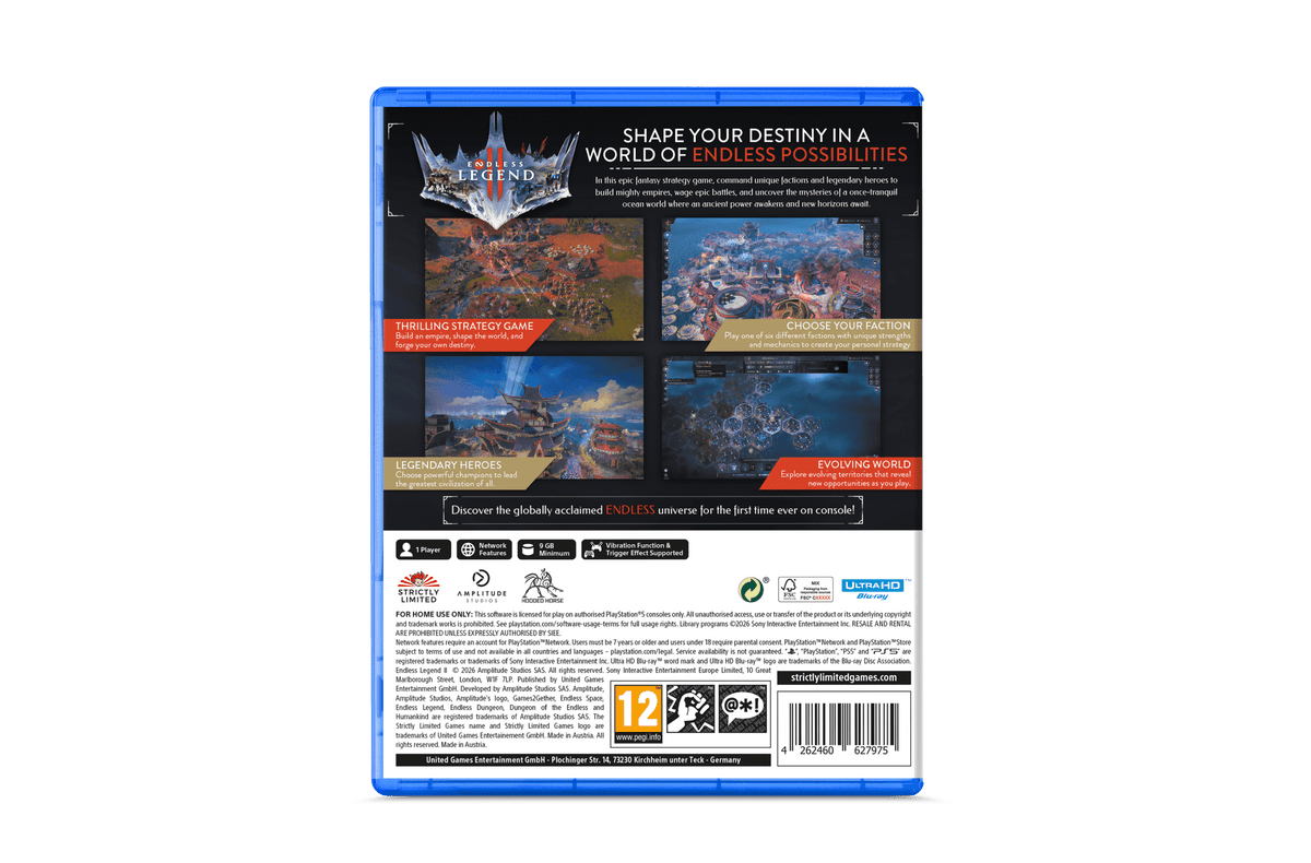 ENDLESS Legend II Collector’s Edition PS5 - Jeux Vidéo Physique - Strictly Limited - Shop Just for Games
