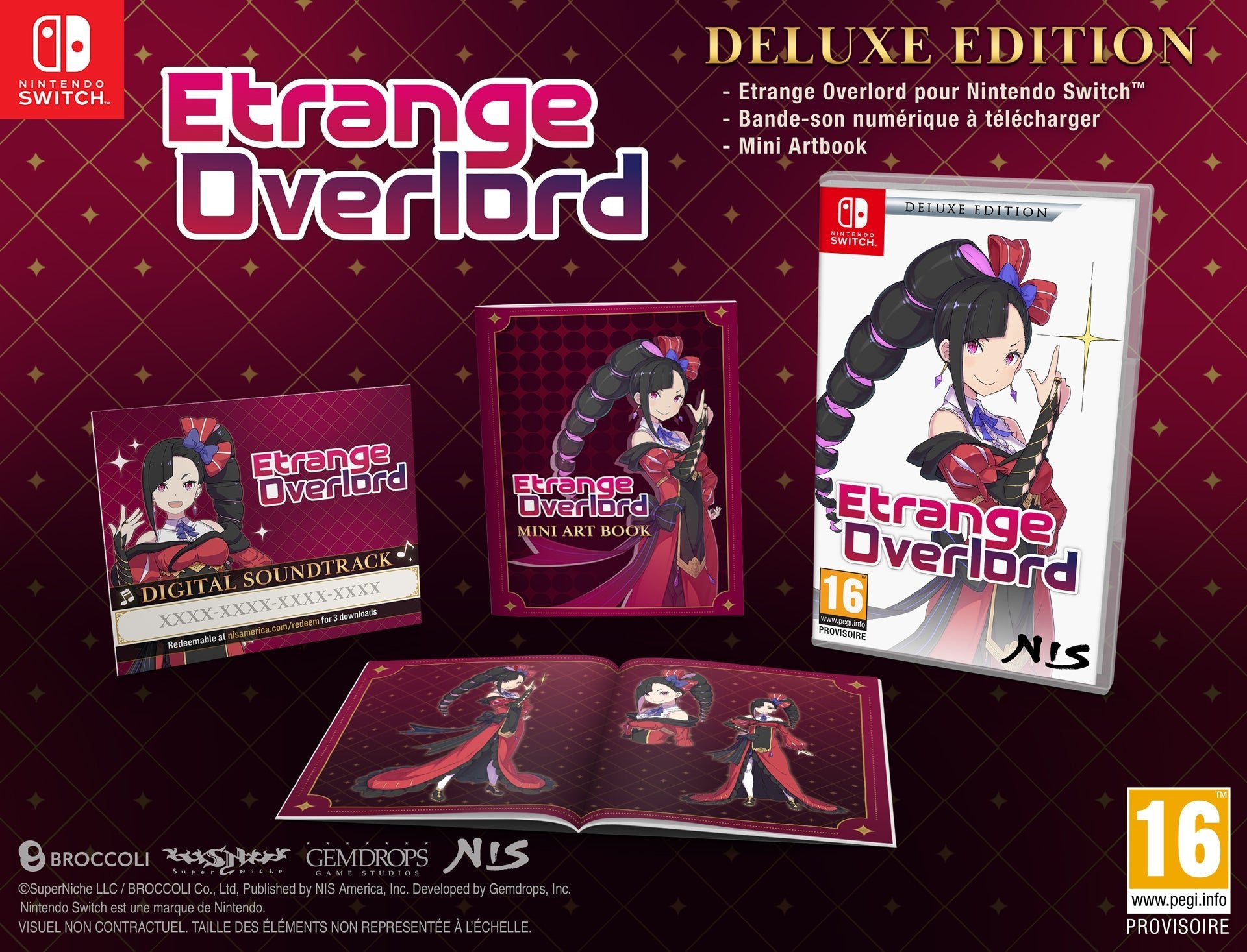 Etrange Overlord Deluxe Edition SWITCH - Jeux Vidéo Physique - NIS America - Shop Just for Games