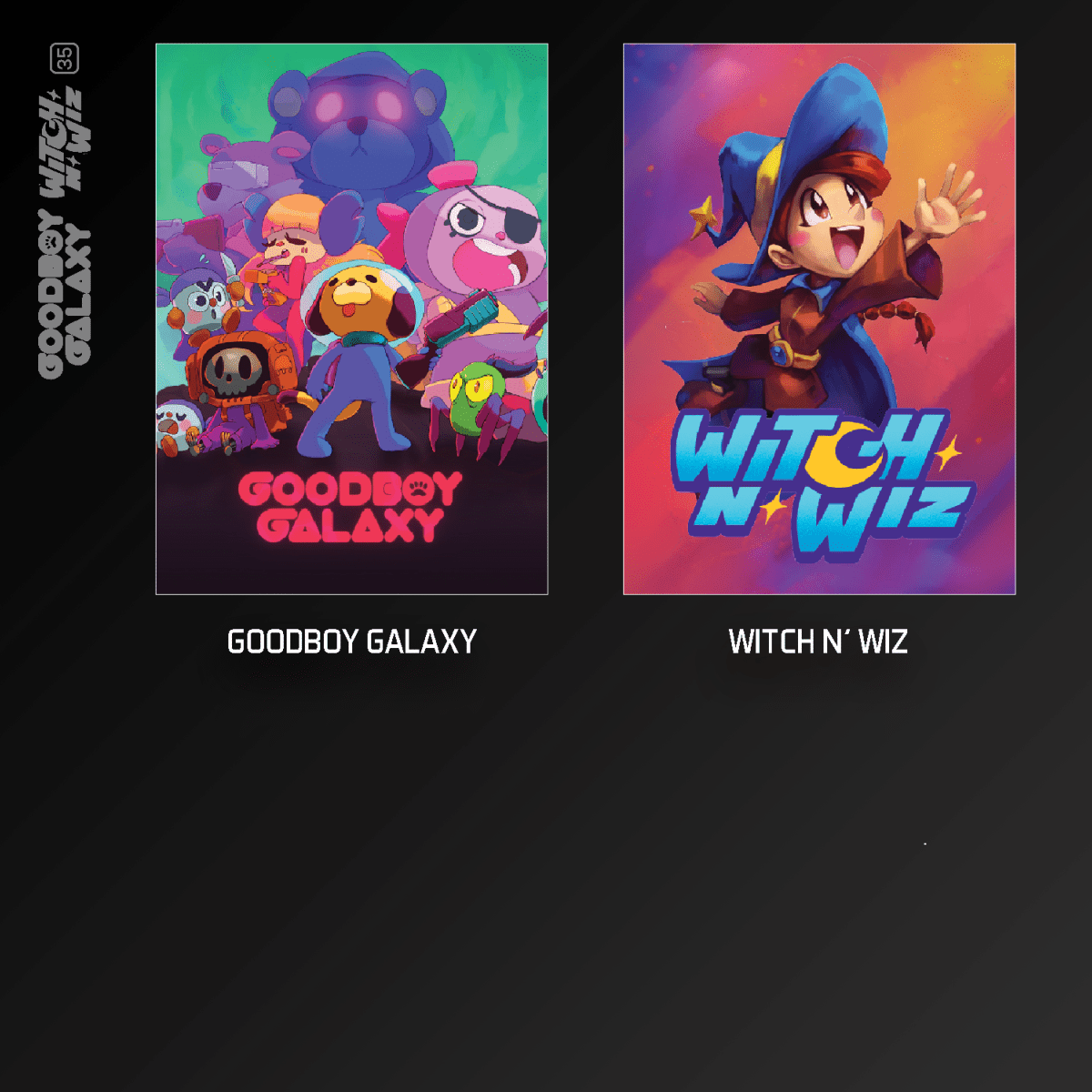 Evercade - Goodboy Galazy & Witch N' Wiz - Cartouche n° 35 - Jeux Rétro - Evercade - Shop Just for Games