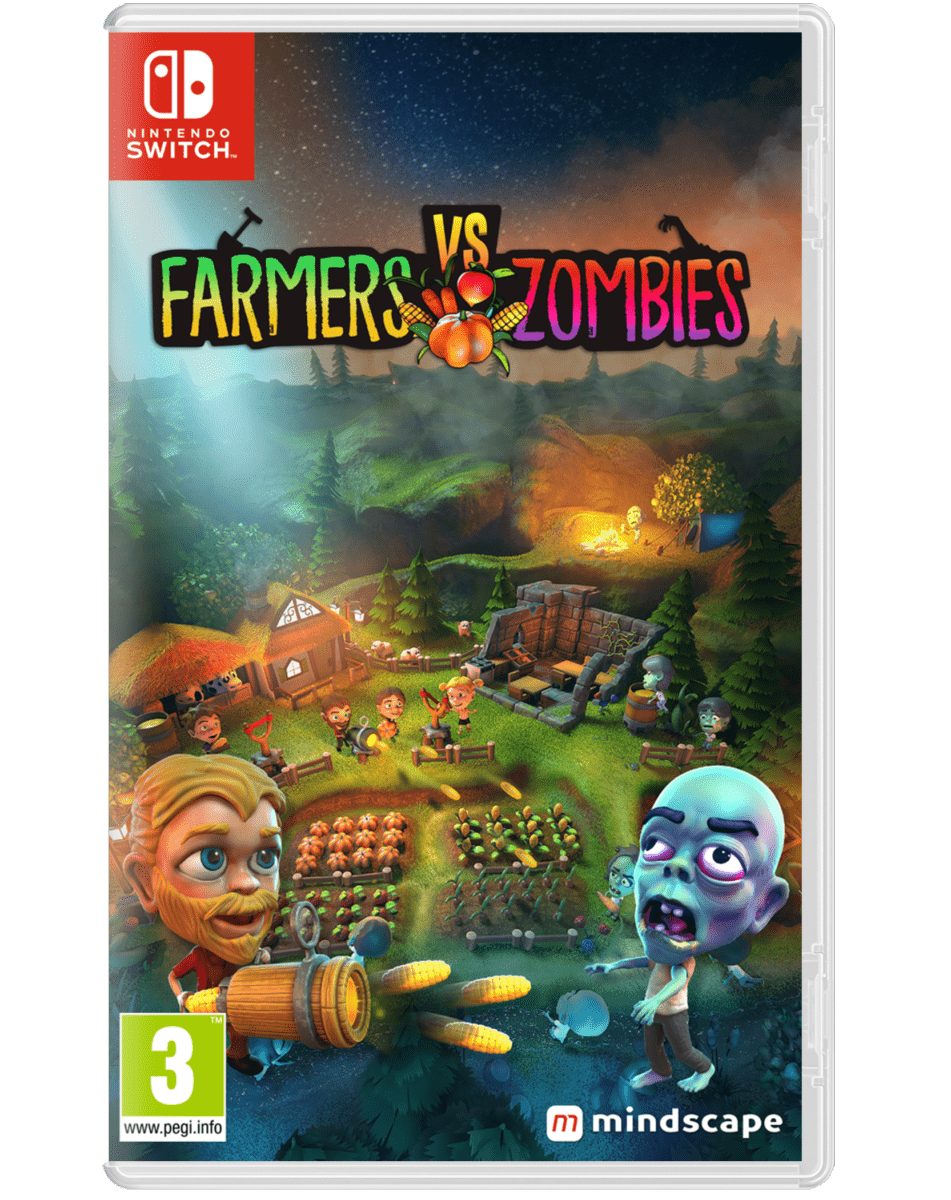 Farmers vs Zombies Nintendo SWITCH - Jeux Vidéo Physique - MINDSCAPE - Shop Just for Games