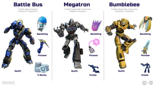 Fortnite Pack Transformers PS5 - 1000 V - Bucks inclus ! - Jeux Vidéo Code de Téléchargement - Epic Games - Shop Just for Games