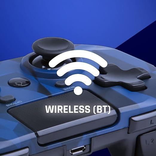 GamePad Camo Bleu sans fil pour PS4 - Snakebyte - Manettes - Snakebyte - Shop Just for Games