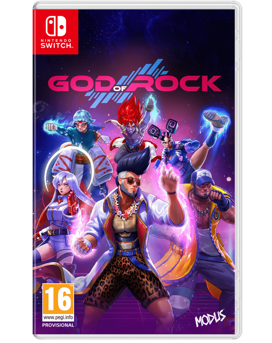 God of Rock Nintendo SWITCH - Jeux Vidéo Physique - MODUS - Shop Just for Games