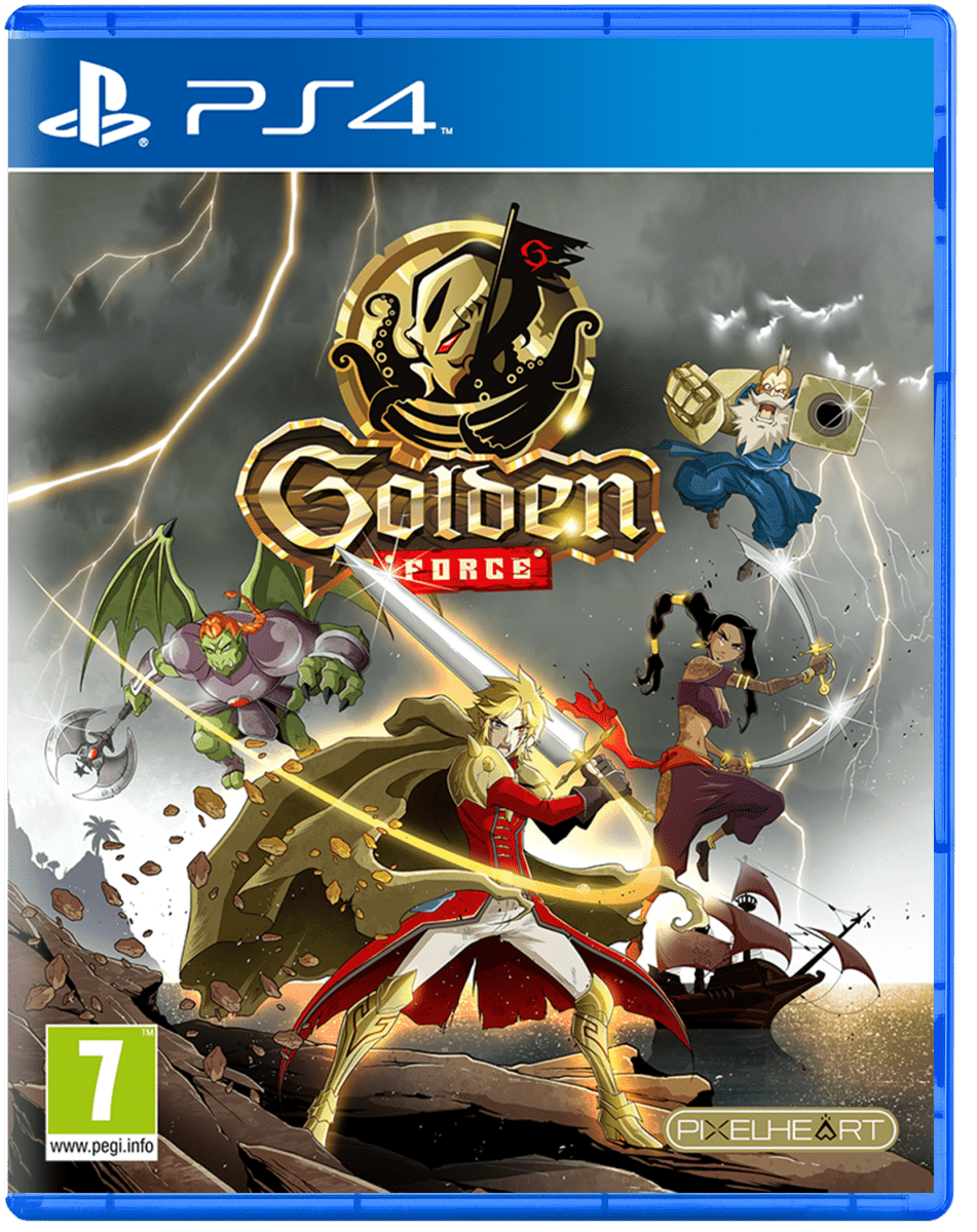 Golden Force PS4 - Jeux Vidéo Physique - PixelHeart - Shop Just for Games