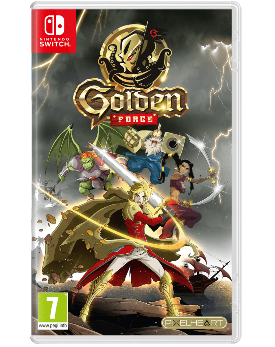 Golden Force Switch - Jeux Vidéo Physique - PixelHeart - Shop Just for Games