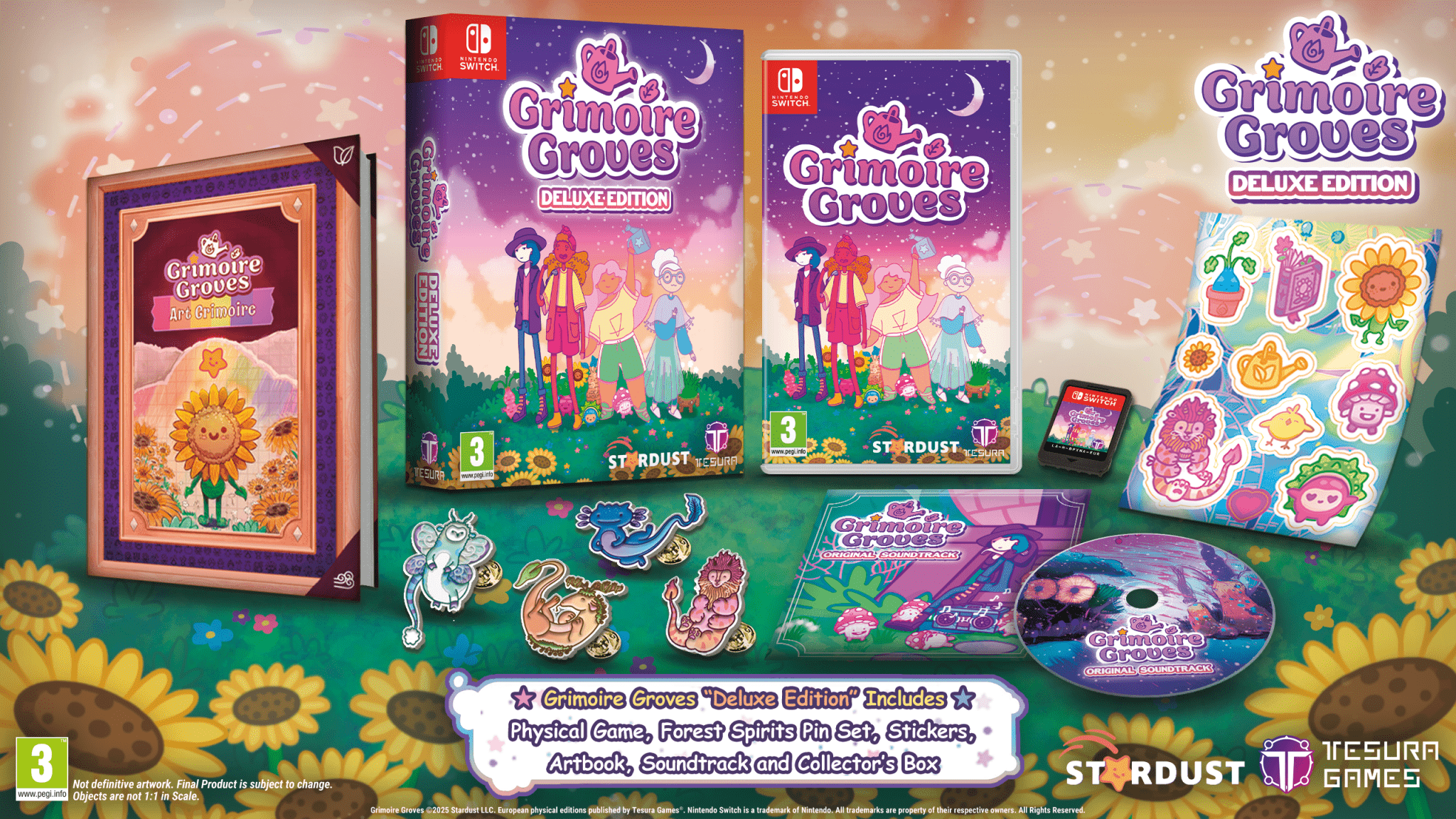 Grimoire Groves Deluxe Edition Nintendo Switch - Jeux Vidéo Physique - TESURA - Shop Just for Games