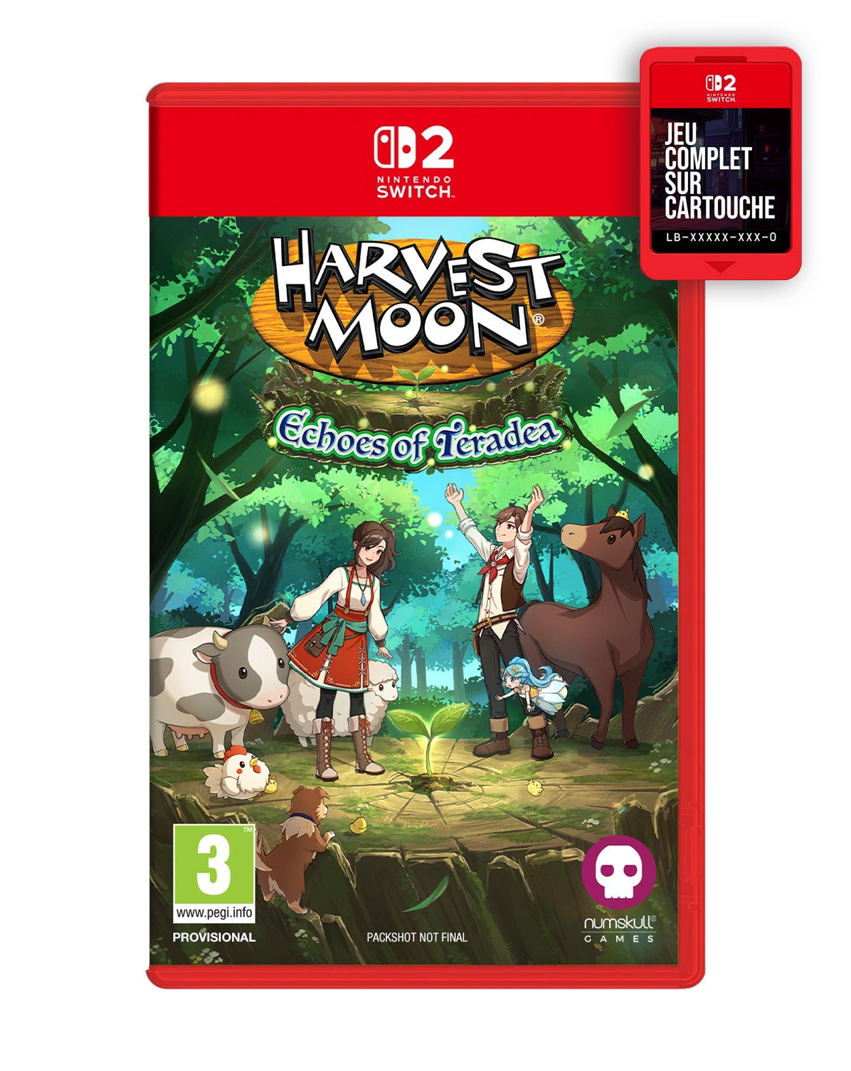 Harvest Moon Echoes of Teradea Switch 2 - Jeux Vidéo Physique - NUMSKULL - Shop Just for Games