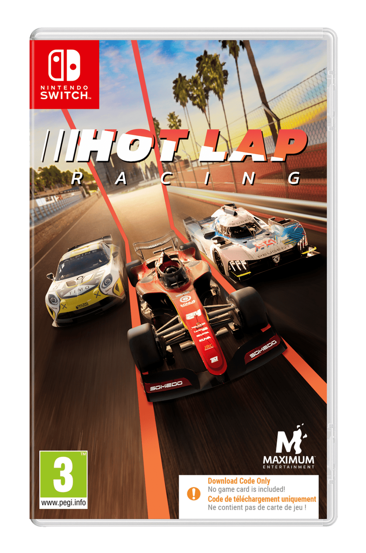 Hot Lap Racing Nintendo Switch (Code de téléchargement) - Jeux Vidéo Code de Téléchargement - Maximum Entertainment - Shop Just for Games