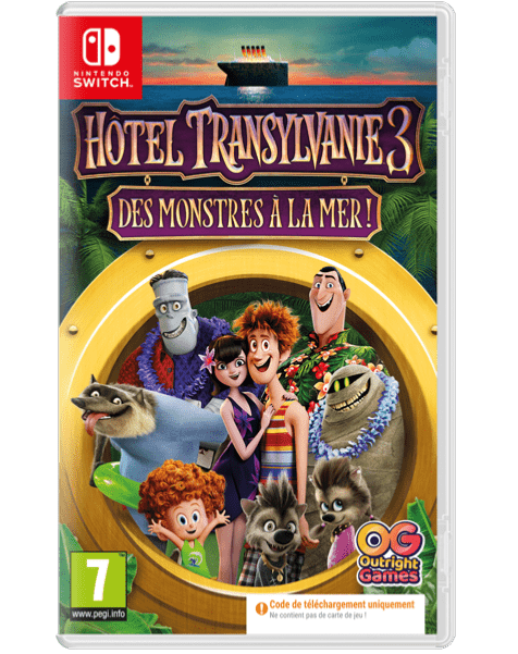 Hotel Transylvanie 3 Des Monstres à la Mer Nintendo SWITCH (Code de téléchargement) - Jeux Vidéo Code de Téléchargement - Outright Games - Shop Just for Games
