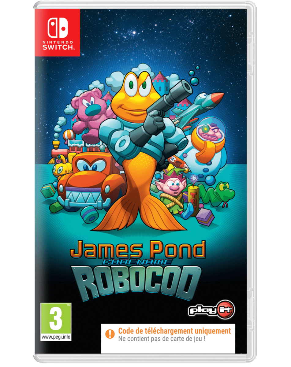 James Pond Nintendo SWITCH (Code de téléchargement) - Jeux Vidéo Code de Téléchargement - PLAY IT - Shop Just for Games