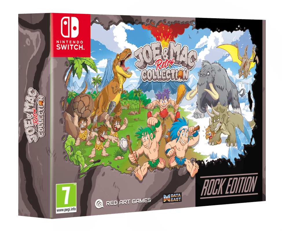 Joe & Mac Retro Collection Rock Edition Nintendo Switch - Jeux Vidéo Physique - Red Art Games - Shop Just for Games