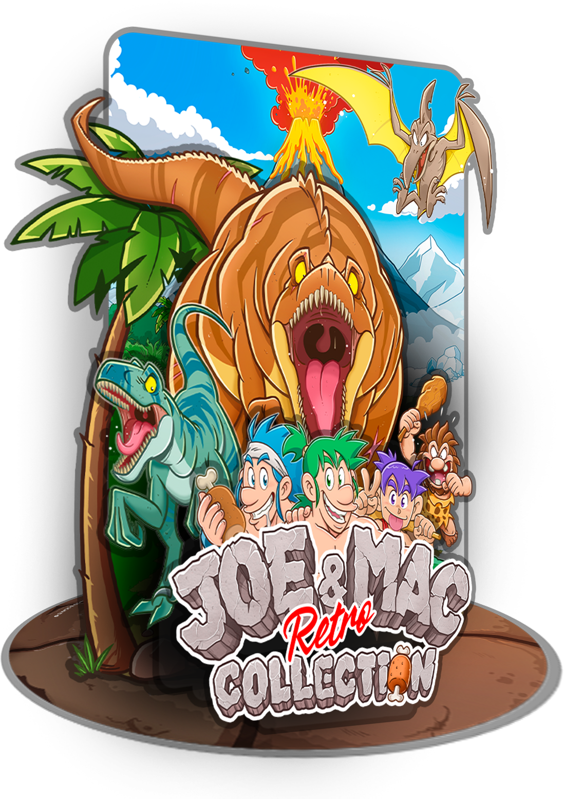 Joe & Mac Retro Collection Rock Edition PS5 - Jeux Vidéo Physique - Red Art Games - Shop Just for Games
