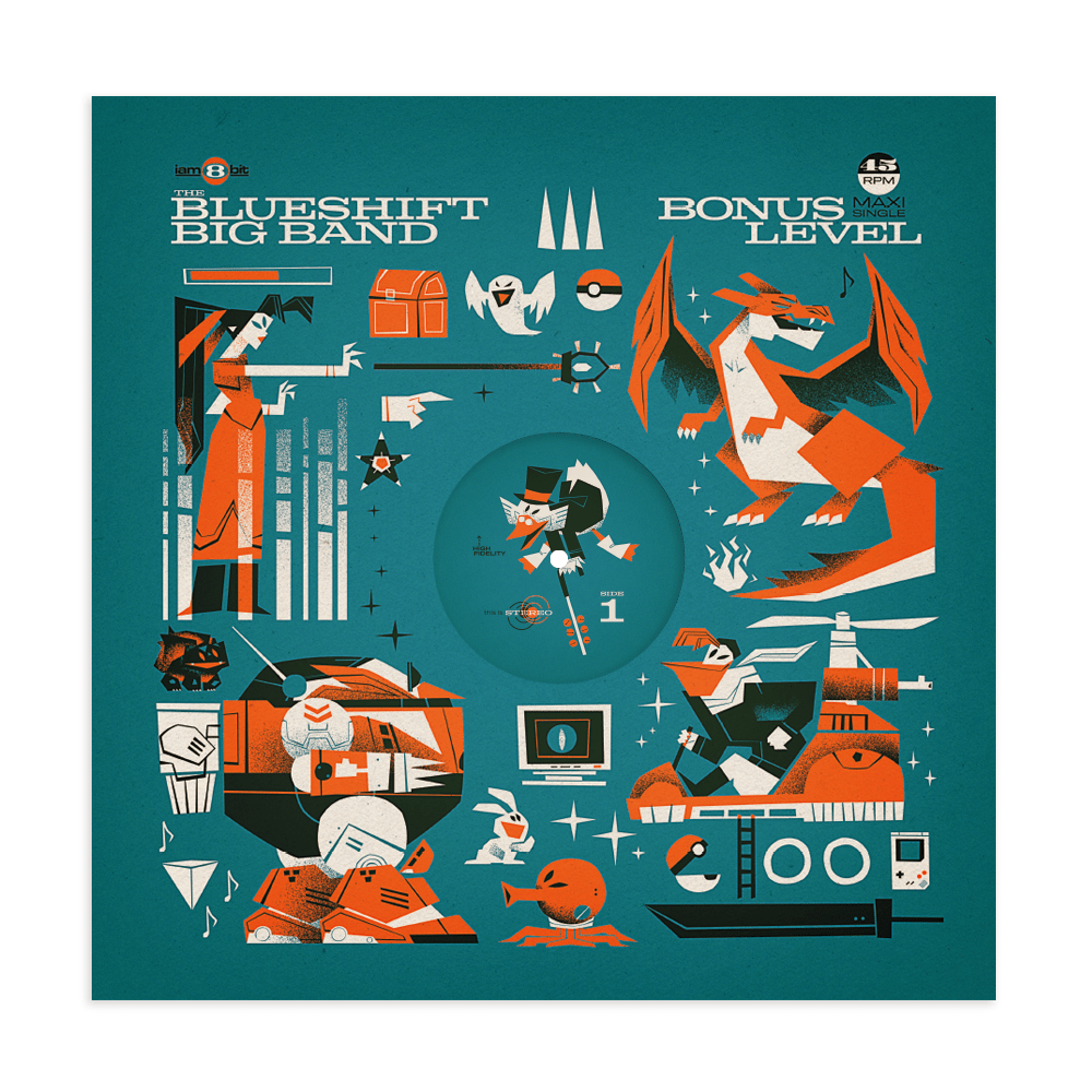 Joystick Jazz: The Blueshift Big Band Plays Iconic Video Game Hits (BONUS LEVEL) Vinyle 1LP - Vinyles - iam8bit - Shop Just for Games