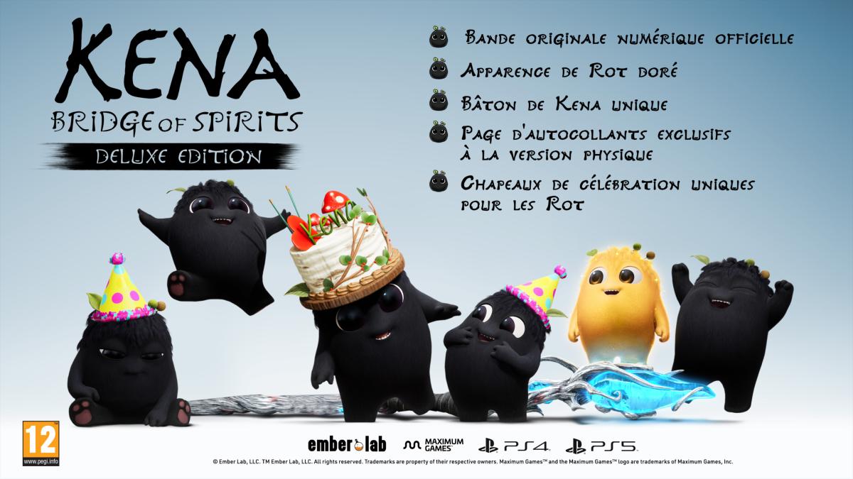 Kena Bridge of Spirits Deluxe Edition PS4 - Jeux Vidéo Physique - Ember Lab - Shop Just for Games