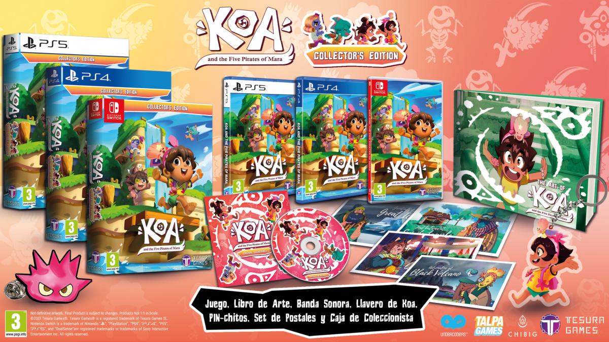 Koa and the Five Pirates of Mara Collector's Edition PS4 - Jeux Vidéo Physique - TESURA - Shop Just for Games