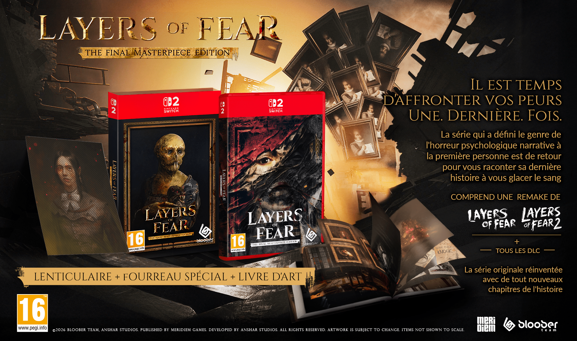 Layers Of Fear The Final Masterpiece Edtion SWITCH 2 - Jeux Vidéo Physique - Meridiem - Shop Just for Games